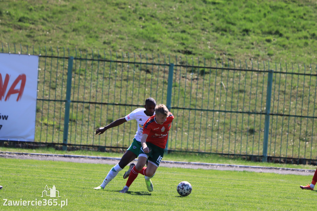 Mecz między Wartą Zawiercie a Zagłębiem II Sosnowiec, zakończył się 0:3