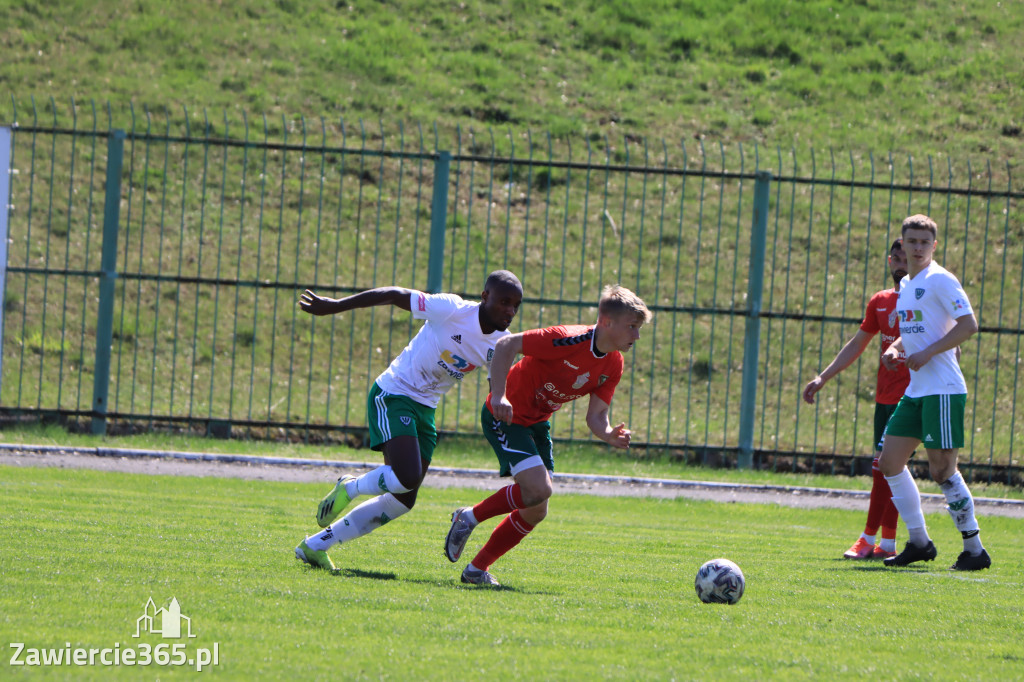 Mecz między Wartą Zawiercie a Zagłębiem II Sosnowiec, zakończył się 0:3