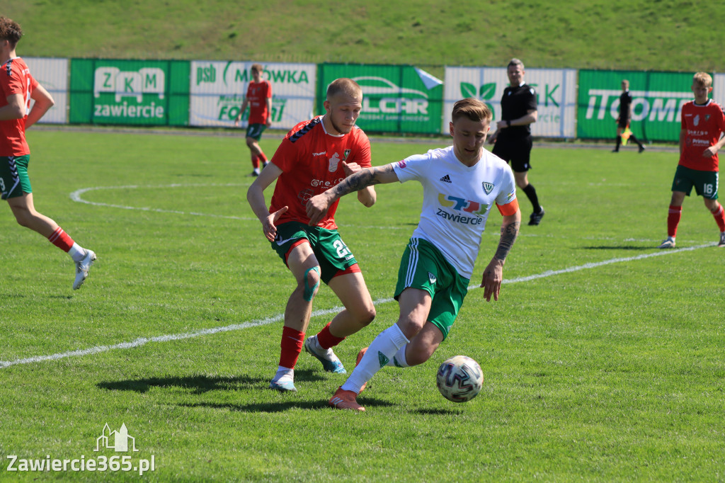 Mecz między Wartą Zawiercie a Zagłębiem II Sosnowiec, zakończył się 0:3