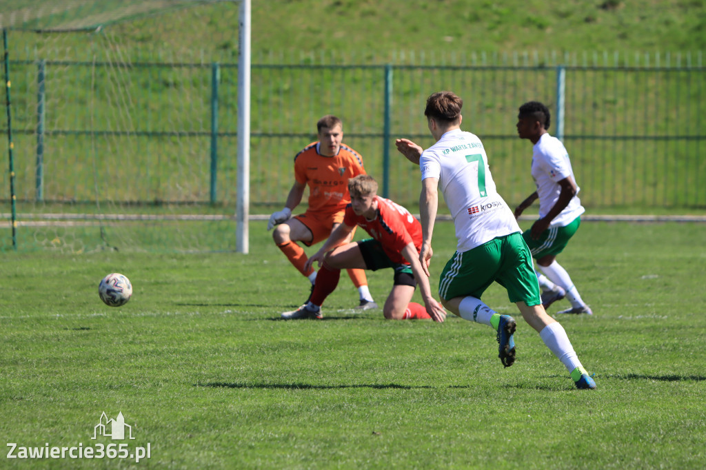 Mecz między Wartą Zawiercie a Zagłębiem II Sosnowiec, zakończył się 0:3