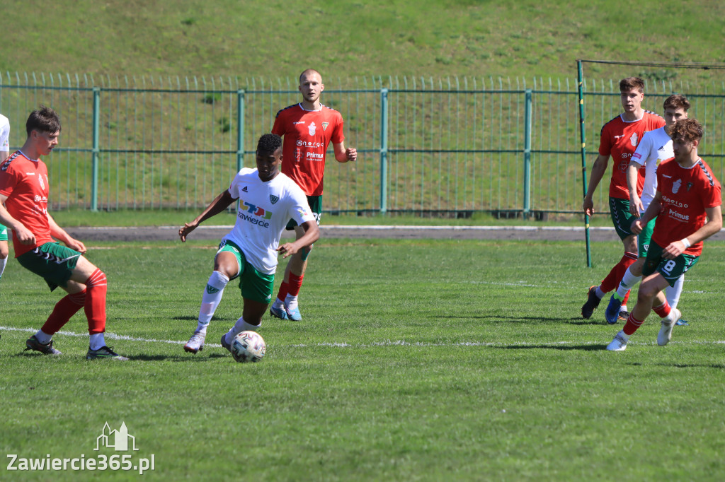 Mecz między Wartą Zawiercie a Zagłębiem II Sosnowiec, zakończył się 0:3