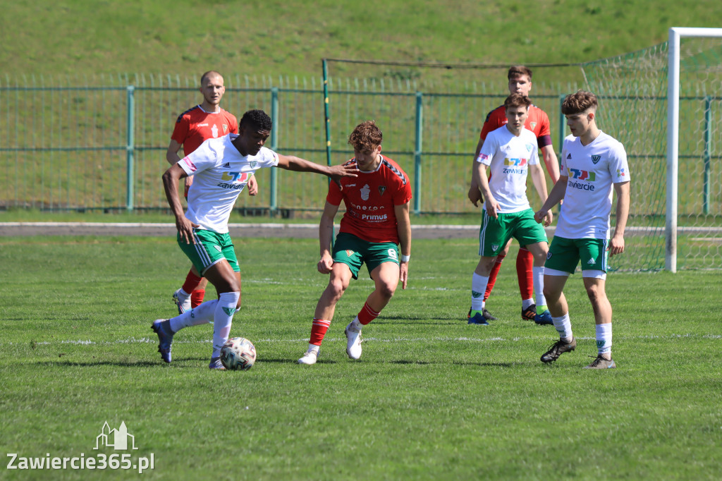 Mecz między Wartą Zawiercie a Zagłębiem II Sosnowiec, zakończył się 0:3