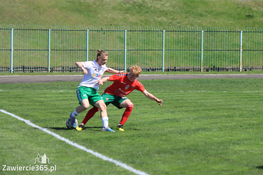 Mecz między Wartą Zawiercie a Zagłębiem II Sosnowiec, zakończył się 0:3