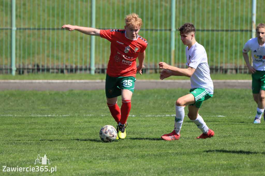 Mecz między Wartą Zawiercie a Zagłębiem II Sosnowiec, zakończył się 0:3