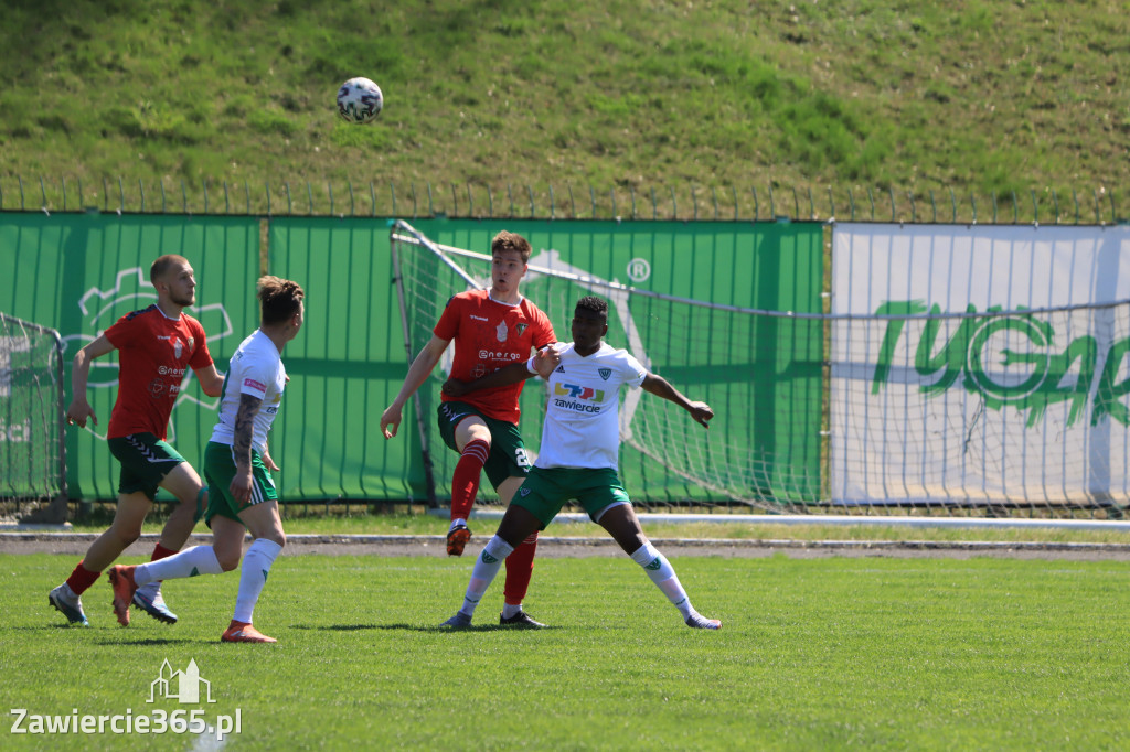 Mecz między Wartą Zawiercie a Zagłębiem II Sosnowiec, zakończył się 0:3