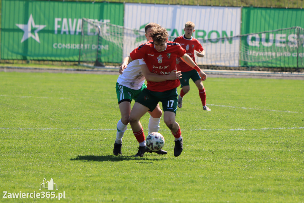 Mecz między Wartą Zawiercie a Zagłębiem II Sosnowiec, zakończył się 0:3
