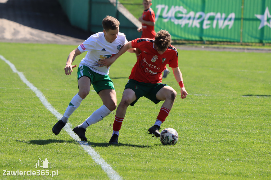 Mecz między Wartą Zawiercie a Zagłębiem II Sosnowiec, zakończył się 0:3