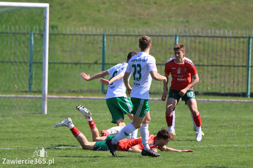 Mecz między Wartą Zawiercie a Zagłębiem II Sosnowiec, zakończył się 0:3