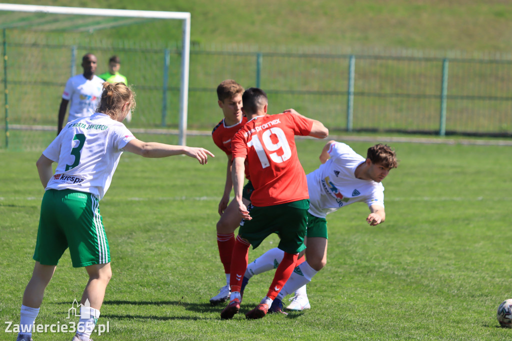 Mecz między Wartą Zawiercie a Zagłębiem II Sosnowiec, zakończył się 0:3