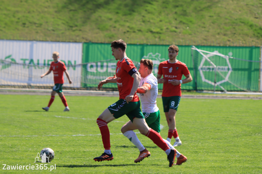 Mecz między Wartą Zawiercie a Zagłębiem II Sosnowiec, zakończył się 0:3