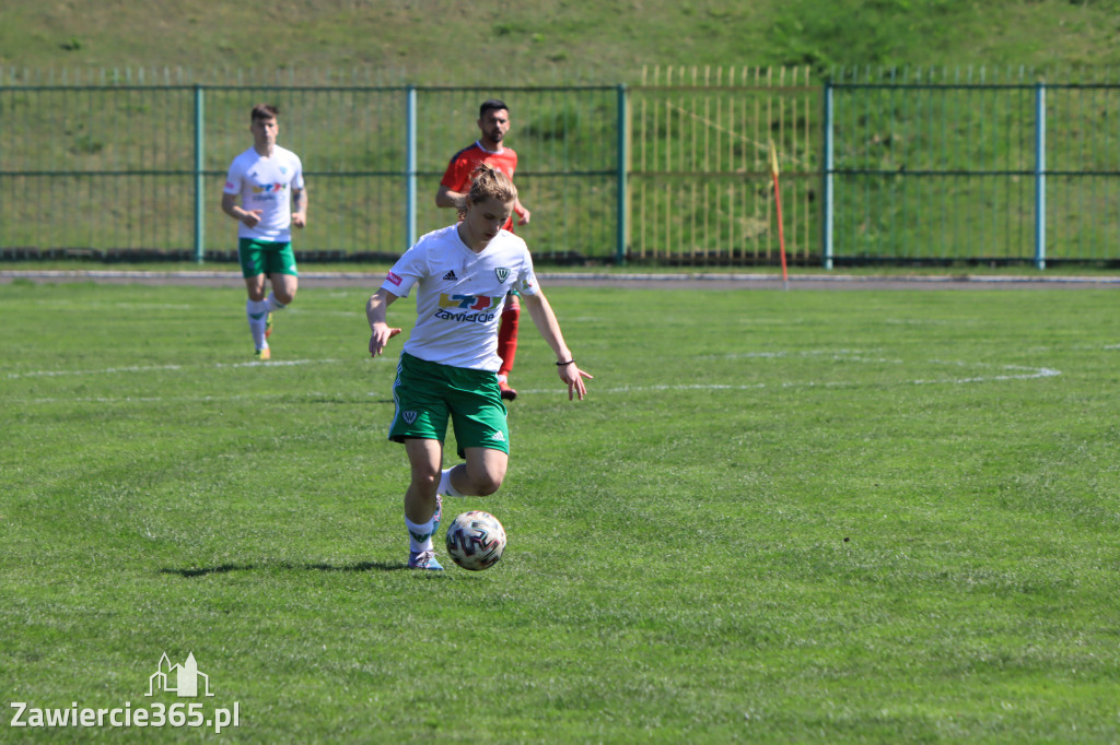 Mecz między Wartą Zawiercie a Zagłębiem II Sosnowiec, zakończył się 0:3