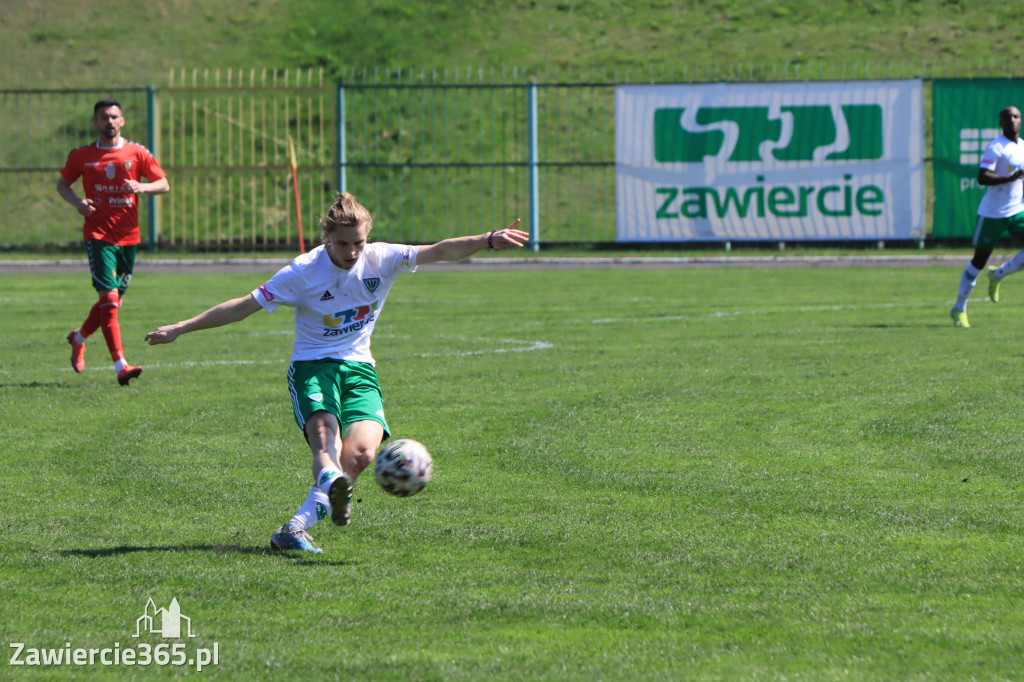 Mecz między Wartą Zawiercie a Zagłębiem II Sosnowiec, zakończył się 0:3
