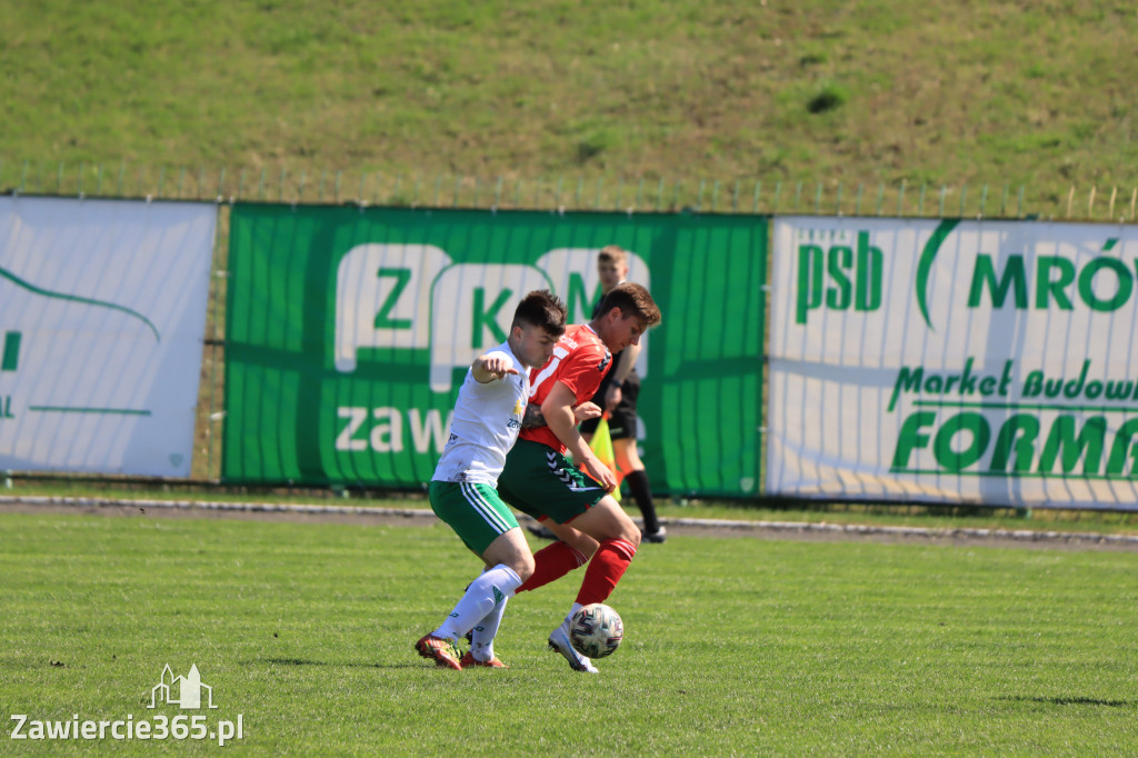 Mecz między Wartą Zawiercie a Zagłębiem II Sosnowiec, zakończył się 0:3
