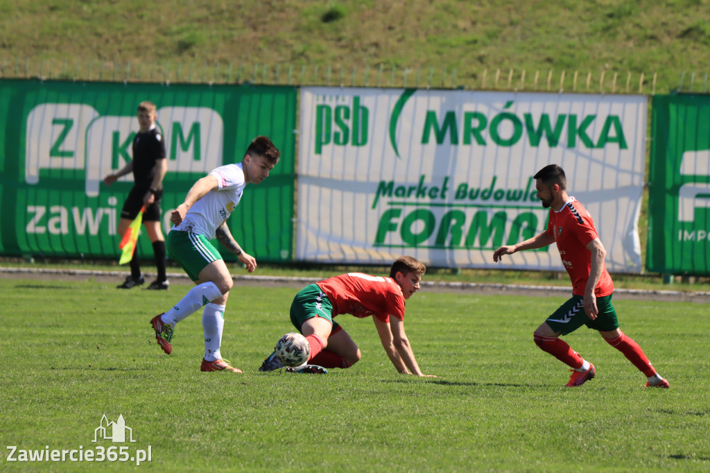 Mecz między Wartą Zawiercie a Zagłębiem II Sosnowiec, zakończył się 0:3