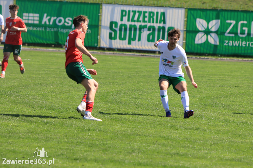 Mecz między Wartą Zawiercie a Zagłębiem II Sosnowiec, zakończył się 0:3