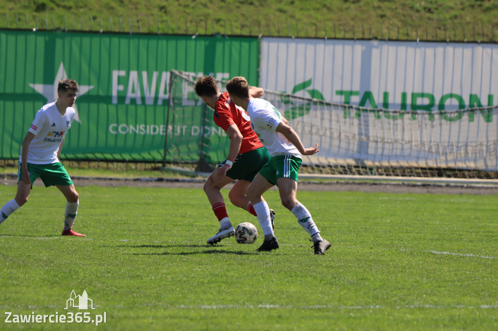 Mecz między Wartą Zawiercie a Zagłębiem II Sosnowiec, zakończył się 0:3