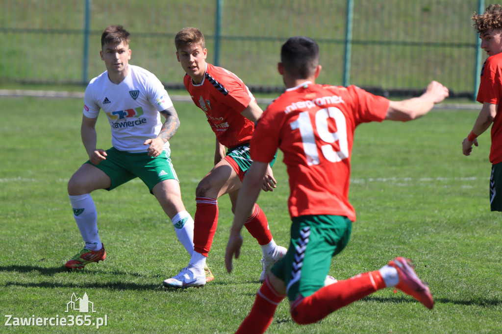 Mecz między Wartą Zawiercie a Zagłębiem II Sosnowiec, zakończył się 0:3