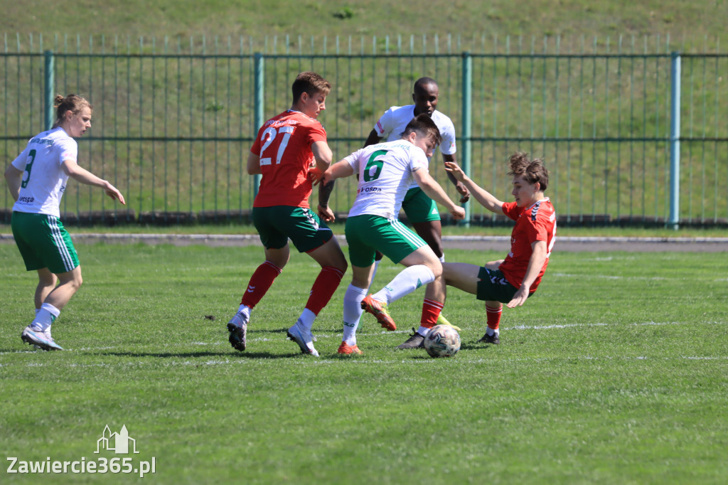 Mecz między Wartą Zawiercie a Zagłębiem II Sosnowiec, zakończył się 0:3