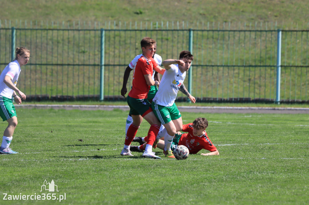 Mecz między Wartą Zawiercie a Zagłębiem II Sosnowiec, zakończył się 0:3