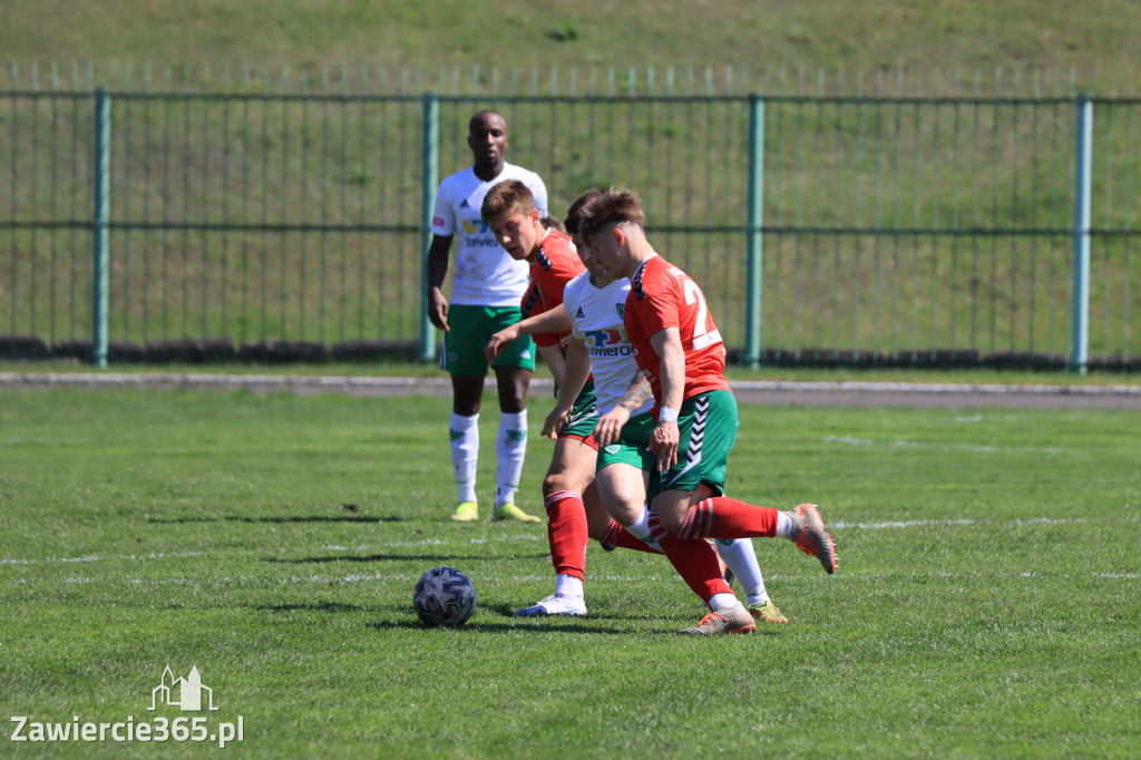 Mecz między Wartą Zawiercie a Zagłębiem II Sosnowiec, zakończył się 0:3