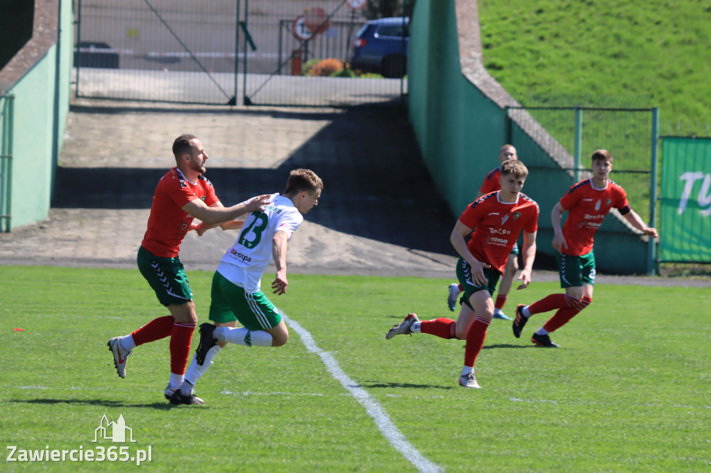 Mecz między Wartą Zawiercie a Zagłębiem II Sosnowiec, zakończył się 0:3