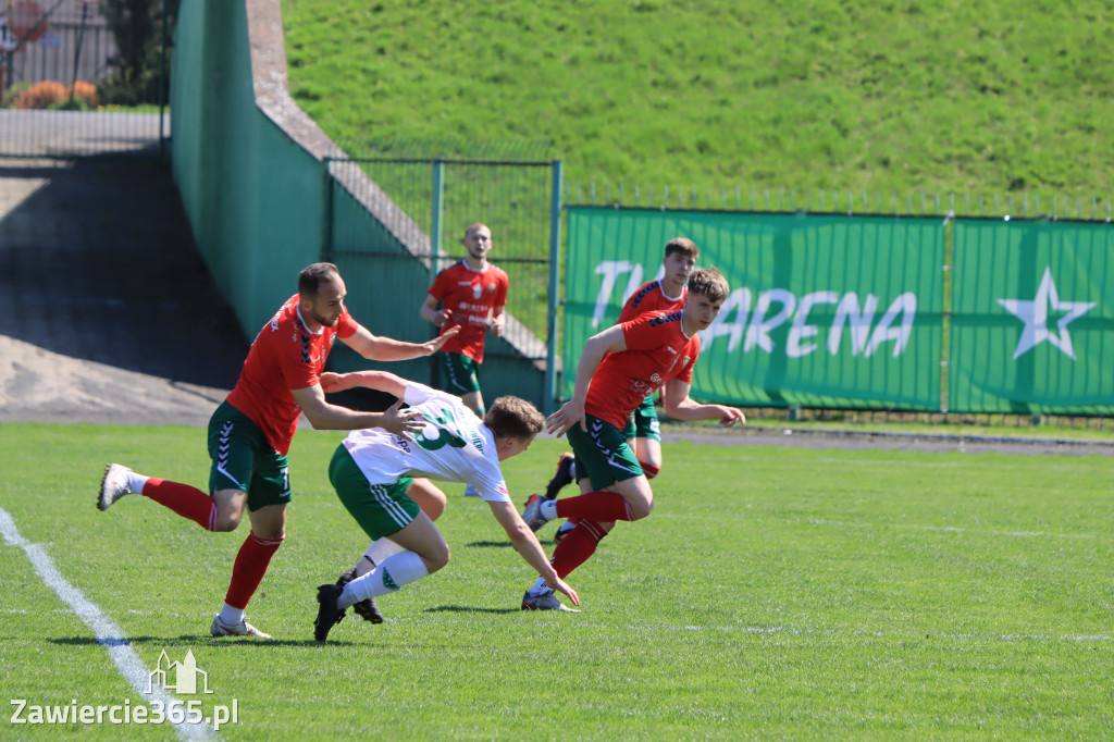 Mecz między Wartą Zawiercie a Zagłębiem II Sosnowiec, zakończył się 0:3