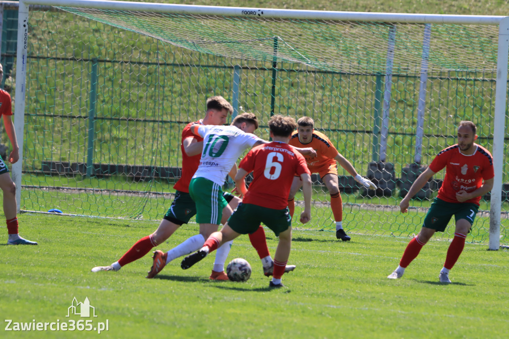 Mecz między Wartą Zawiercie a Zagłębiem II Sosnowiec, zakończył się 0:3