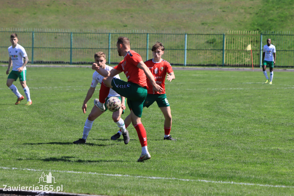 Mecz między Wartą Zawiercie a Zagłębiem II Sosnowiec, zakończył się 0:3