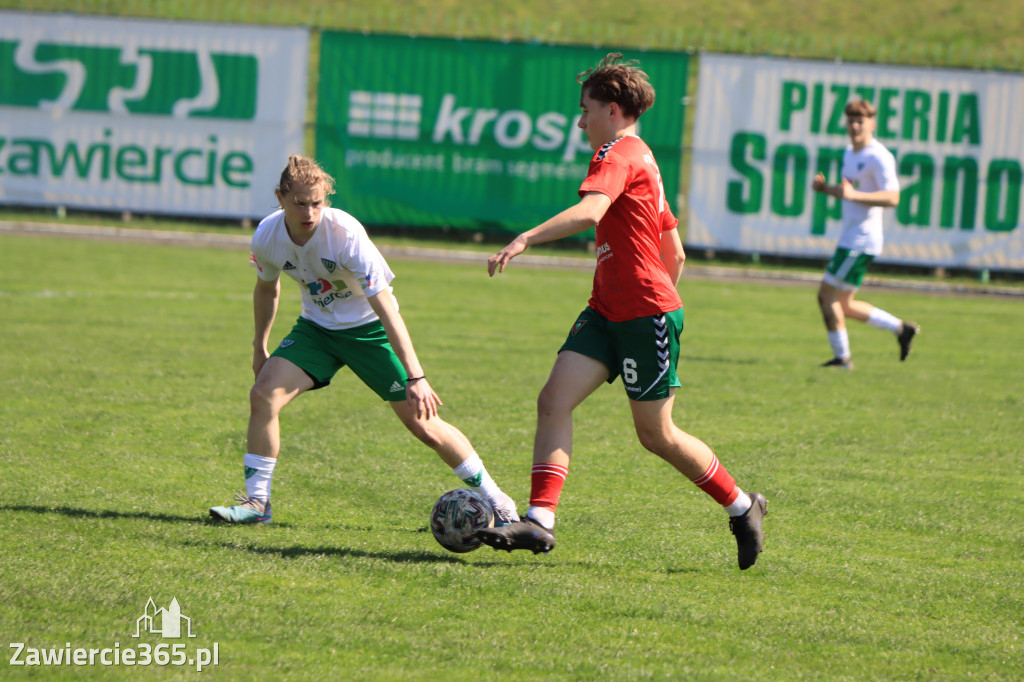 Mecz między Wartą Zawiercie a Zagłębiem II Sosnowiec, zakończył się 0:3