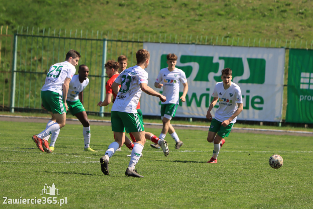 Mecz między Wartą Zawiercie a Zagłębiem II Sosnowiec, zakończył się 0:3