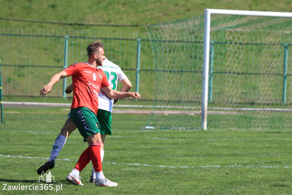 Mecz między Wartą Zawiercie a Zagłębiem II Sosnowiec, zakończył się 0:3