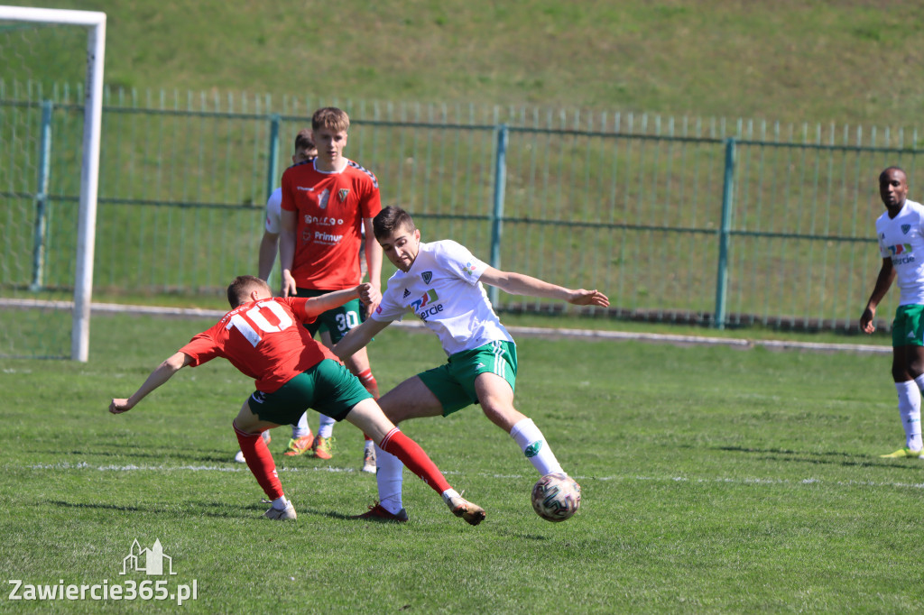 Mecz między Wartą Zawiercie a Zagłębiem II Sosnowiec, zakończył się 0:3