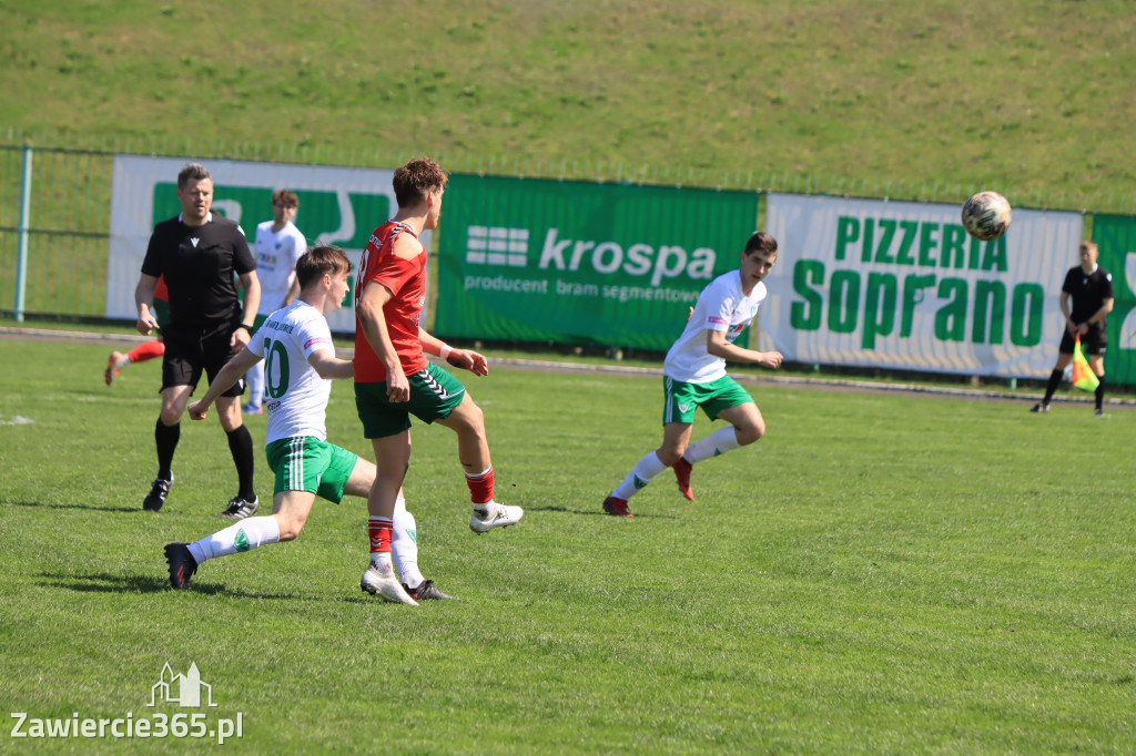 Mecz między Wartą Zawiercie a Zagłębiem II Sosnowiec, zakończył się 0:3