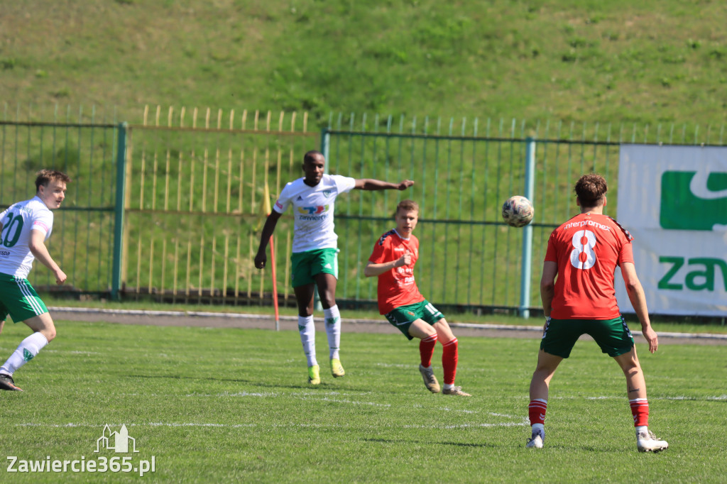 Mecz między Wartą Zawiercie a Zagłębiem II Sosnowiec, zakończył się 0:3