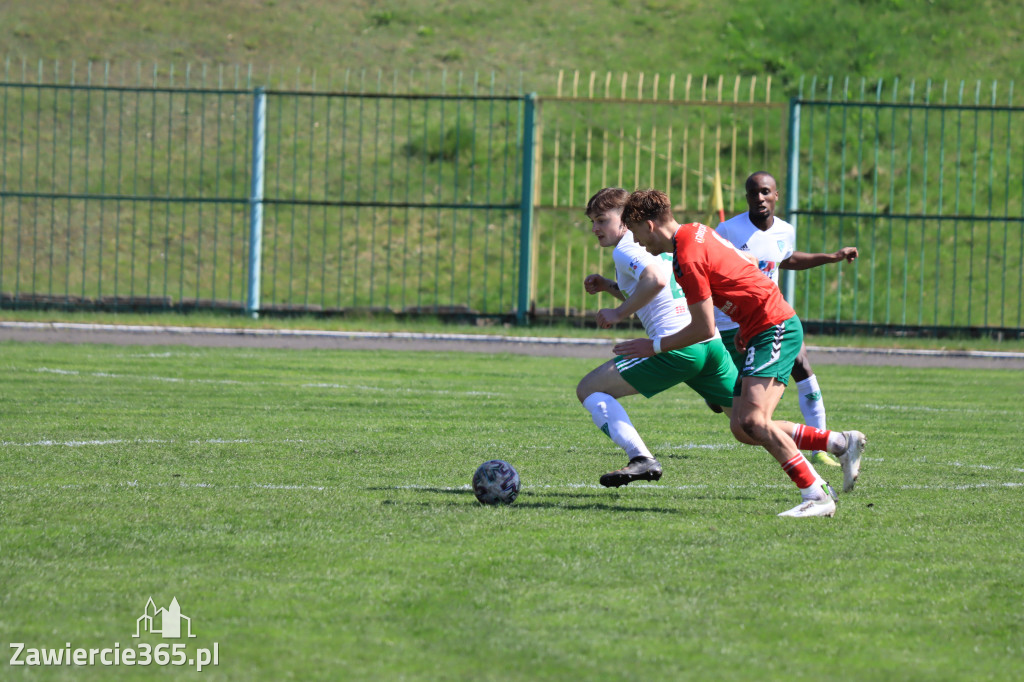 Mecz między Wartą Zawiercie a Zagłębiem II Sosnowiec, zakończył się 0:3