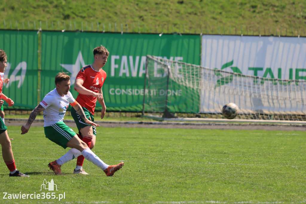 Mecz między Wartą Zawiercie a Zagłębiem II Sosnowiec, zakończył się 0:3