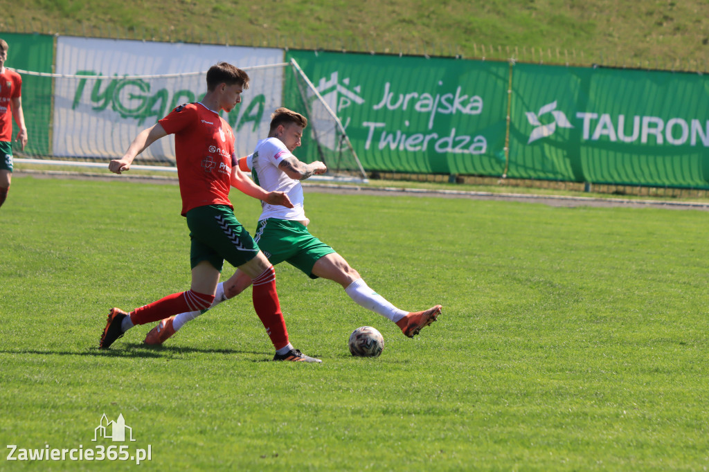 Mecz między Wartą Zawiercie a Zagłębiem II Sosnowiec, zakończył się 0:3
