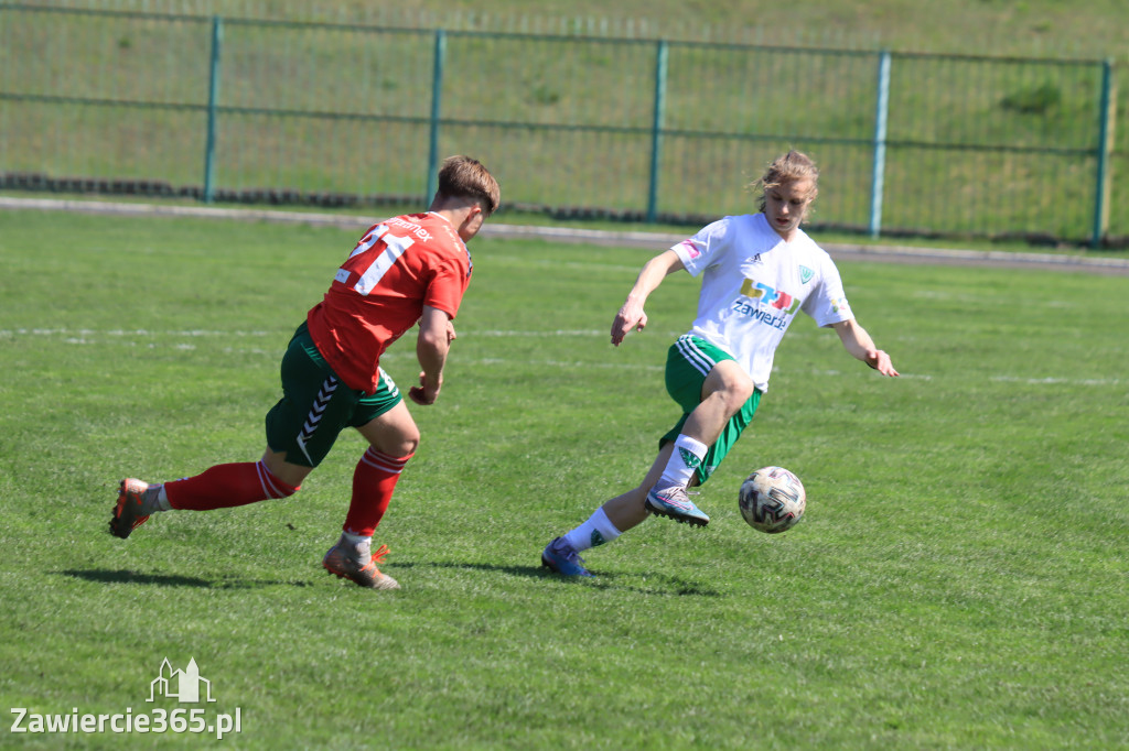 Mecz między Wartą Zawiercie a Zagłębiem II Sosnowiec, zakończył się 0:3