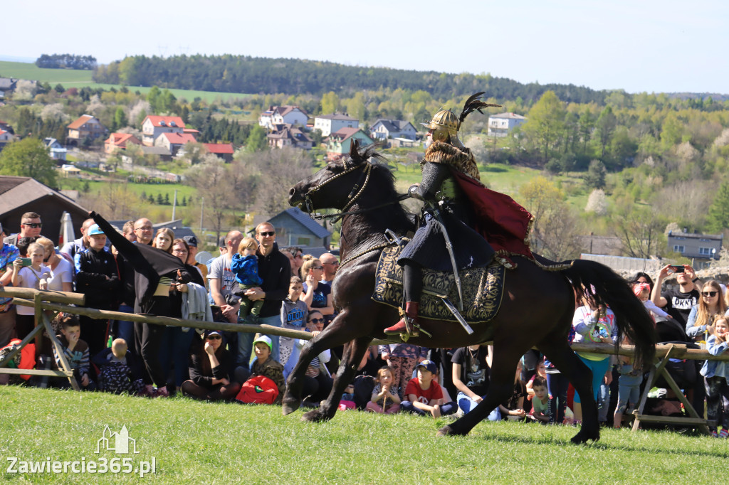 Fotorelacja. Zamek Ogrodzieniec: Pokazy Konne ,,Husaria