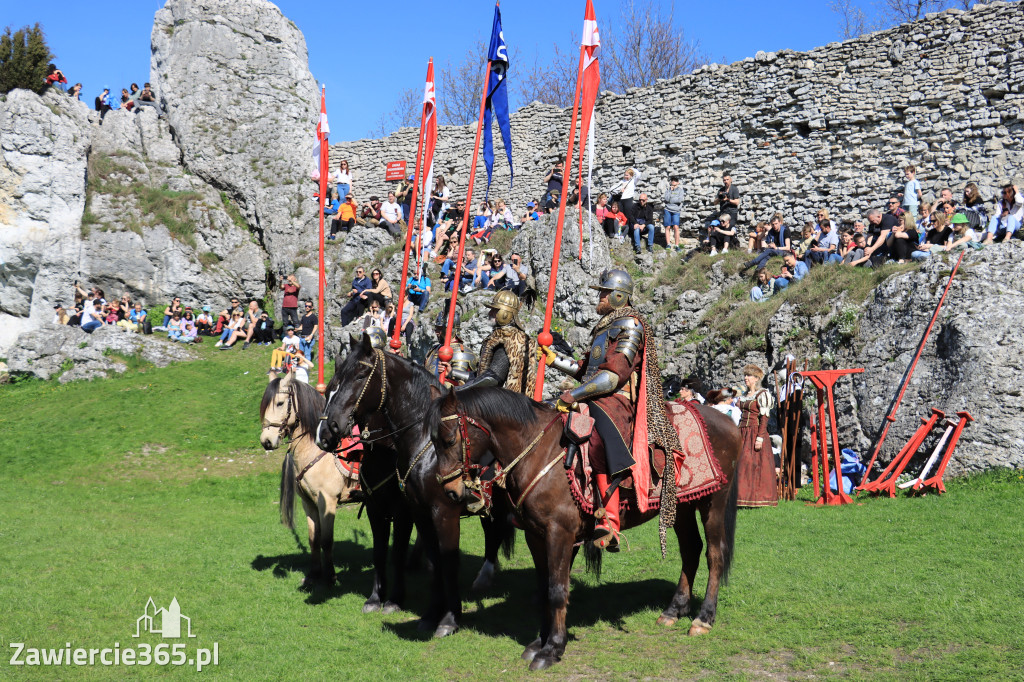 Fotorelacja. Zamek Ogrodzieniec: Pokazy Konne ,,Husaria