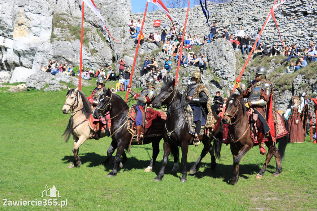 Fotorelacja. Zamek Ogrodzieniec: Pokazy Konne ,,Husaria