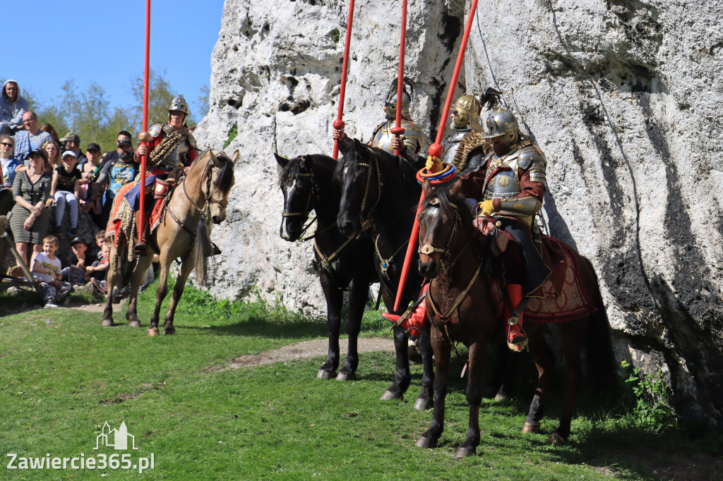Fotorelacja. Zamek Ogrodzieniec: Pokazy Konne ,,Husaria