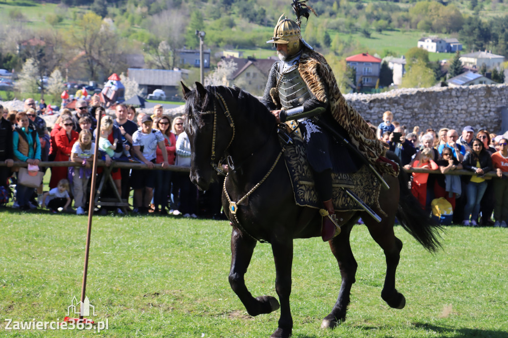Fotorelacja. Zamek Ogrodzieniec: Pokazy Konne ,,Husaria