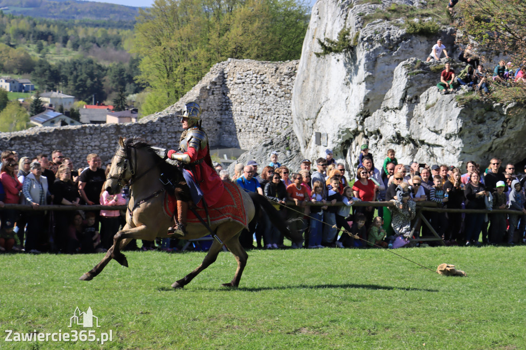 Fotorelacja. Zamek Ogrodzieniec: Pokazy Konne ,,Husaria
