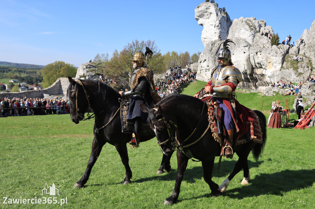 Fotorelacja. Zamek Ogrodzieniec: Pokazy Konne ,,Husaria