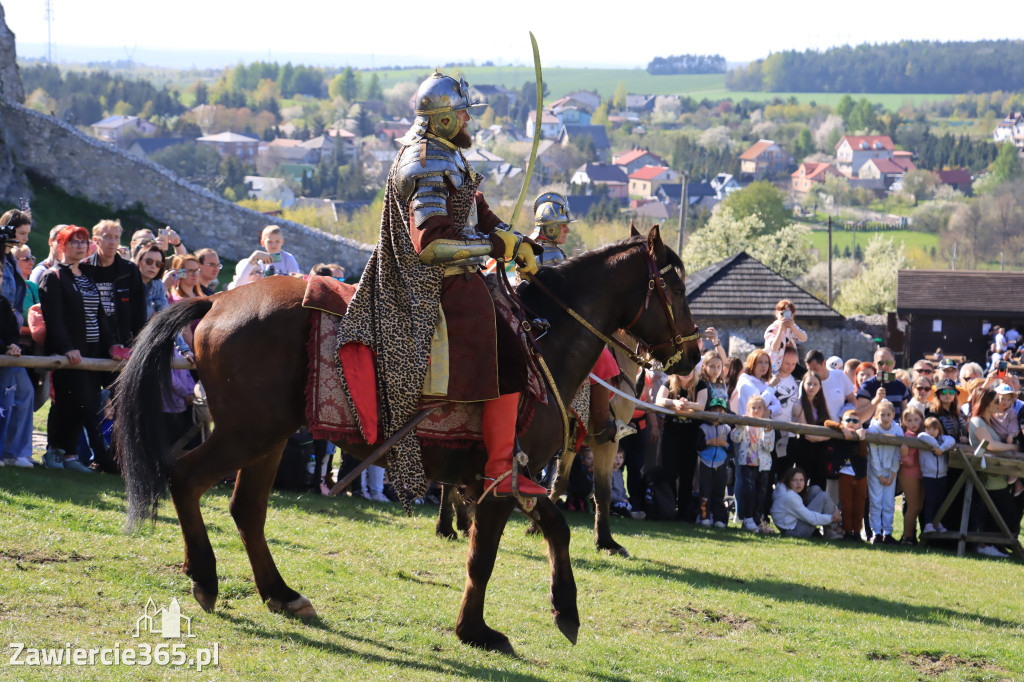 Fotorelacja. Zamek Ogrodzieniec: Pokazy Konne ,,Husaria