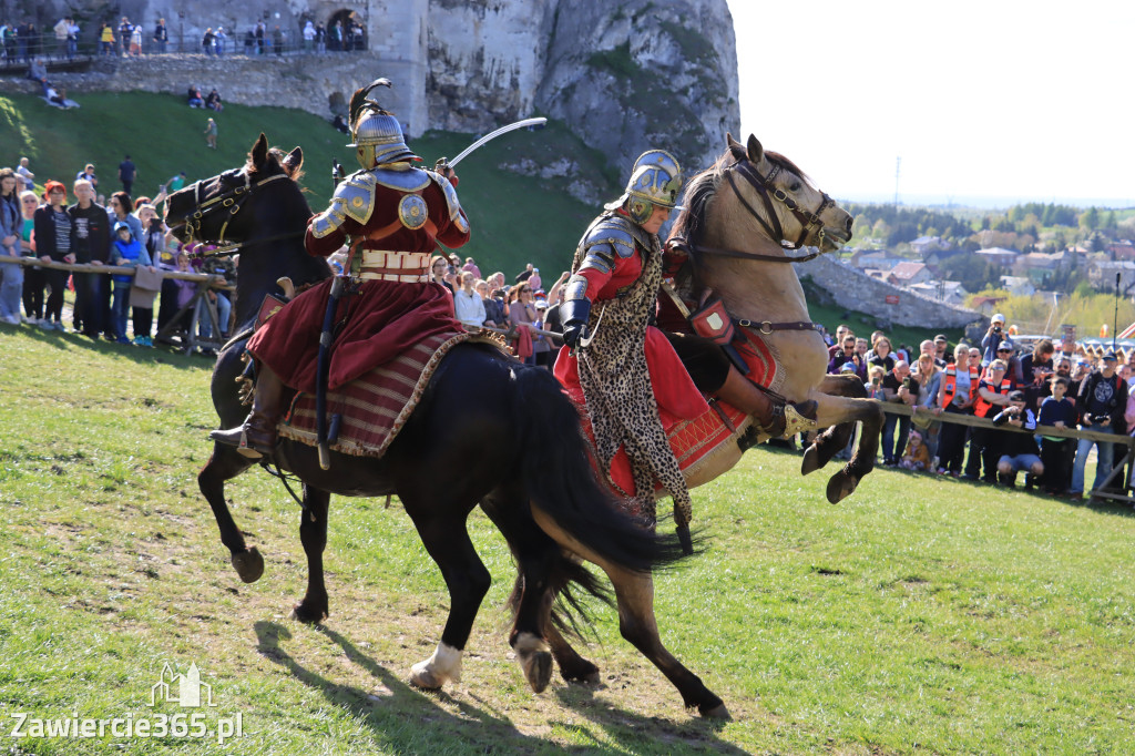 Fotorelacja. Zamek Ogrodzieniec: Pokazy Konne ,,Husaria