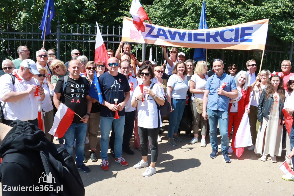 Fotorelacja: Zawiercie na Marszu 4 czerwca w Warszawie cz. 1