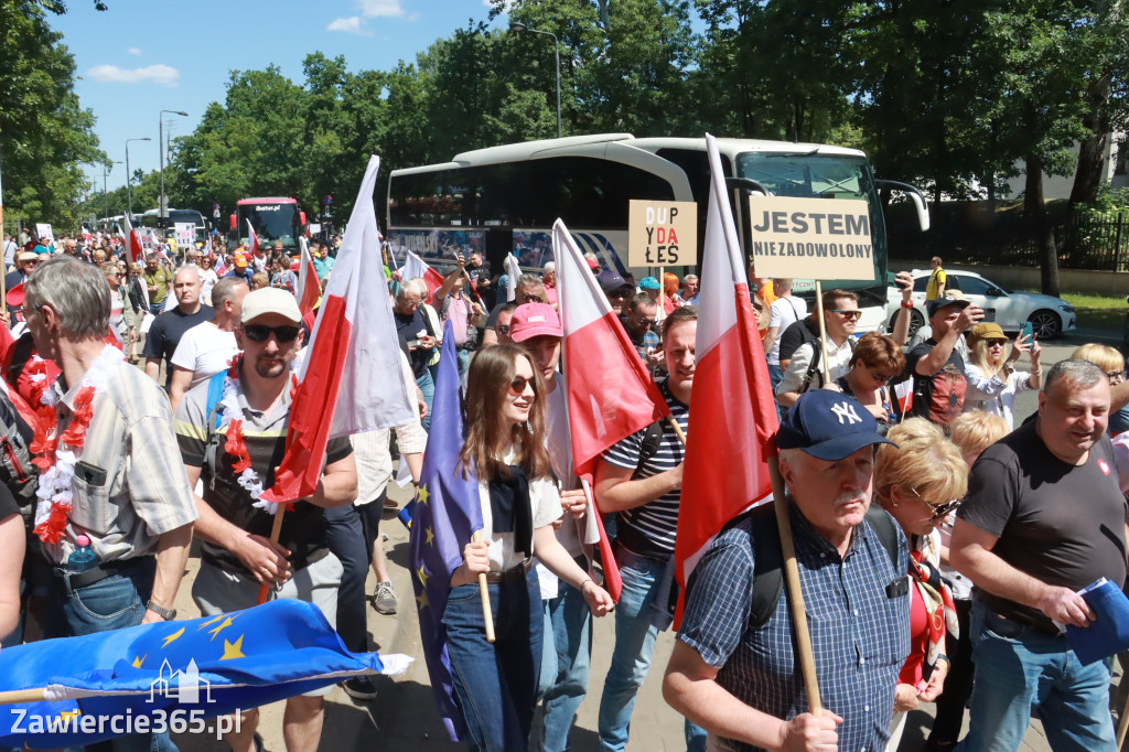 Fotorelacja: Zawiercie na Marszu 4 czerwca w Warszawie cz. 1