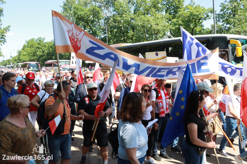 Fotorelacja: Zawiercie na Marszu 4 czerwca w Warszawie cz. 1